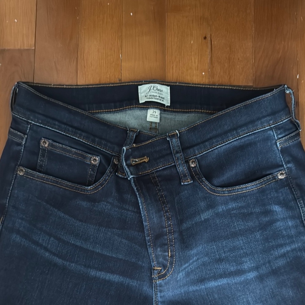 J. Crew Skinny Blue Jeans Premium Denim Fit
